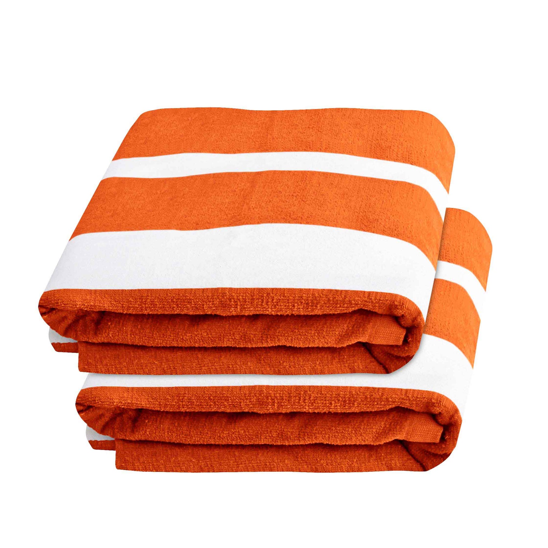 Cabana Striped Cotton Standard Size Chaise Lounge Chair Cover Set of 2