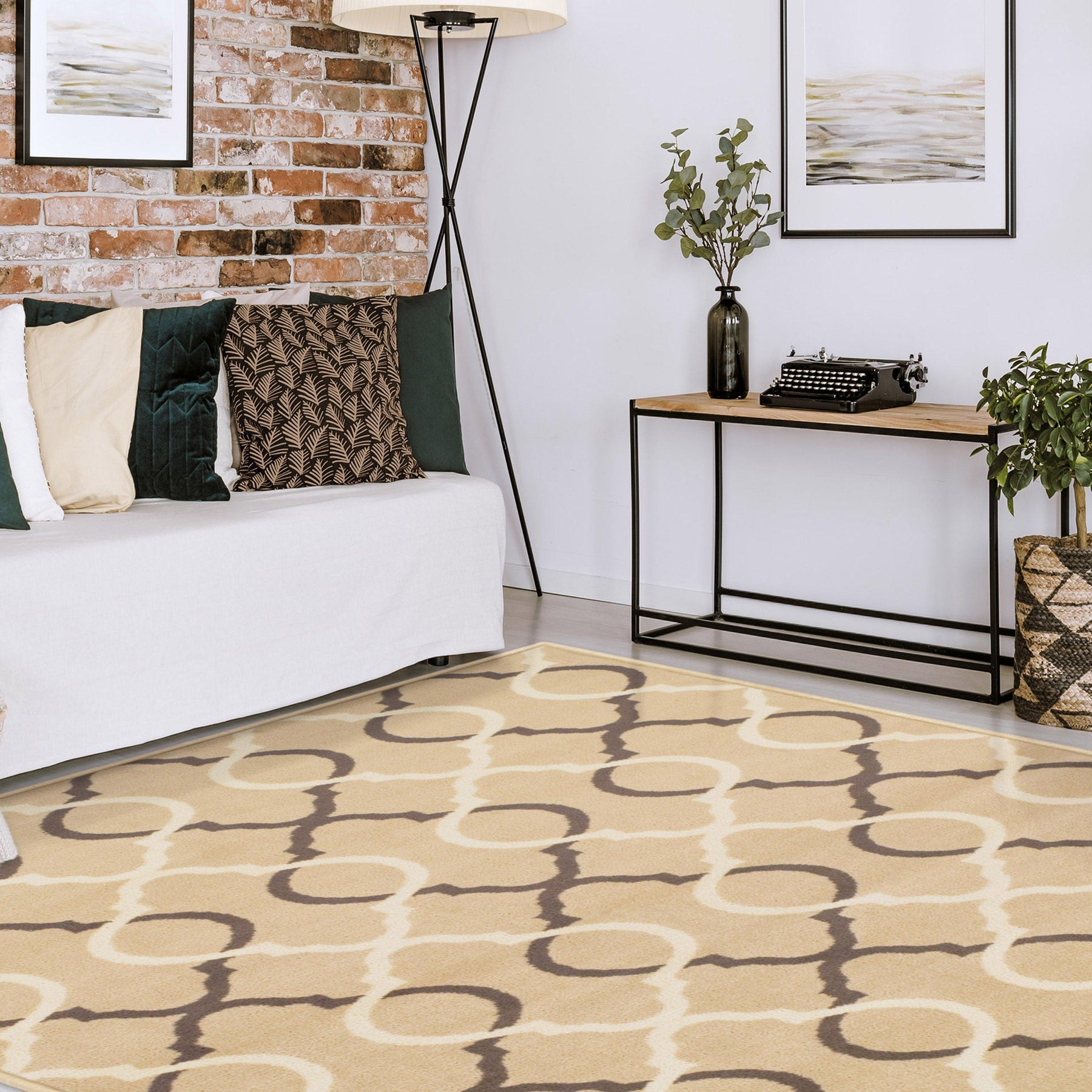 Cadena Moroccan Trellis Contemporary Area Rug