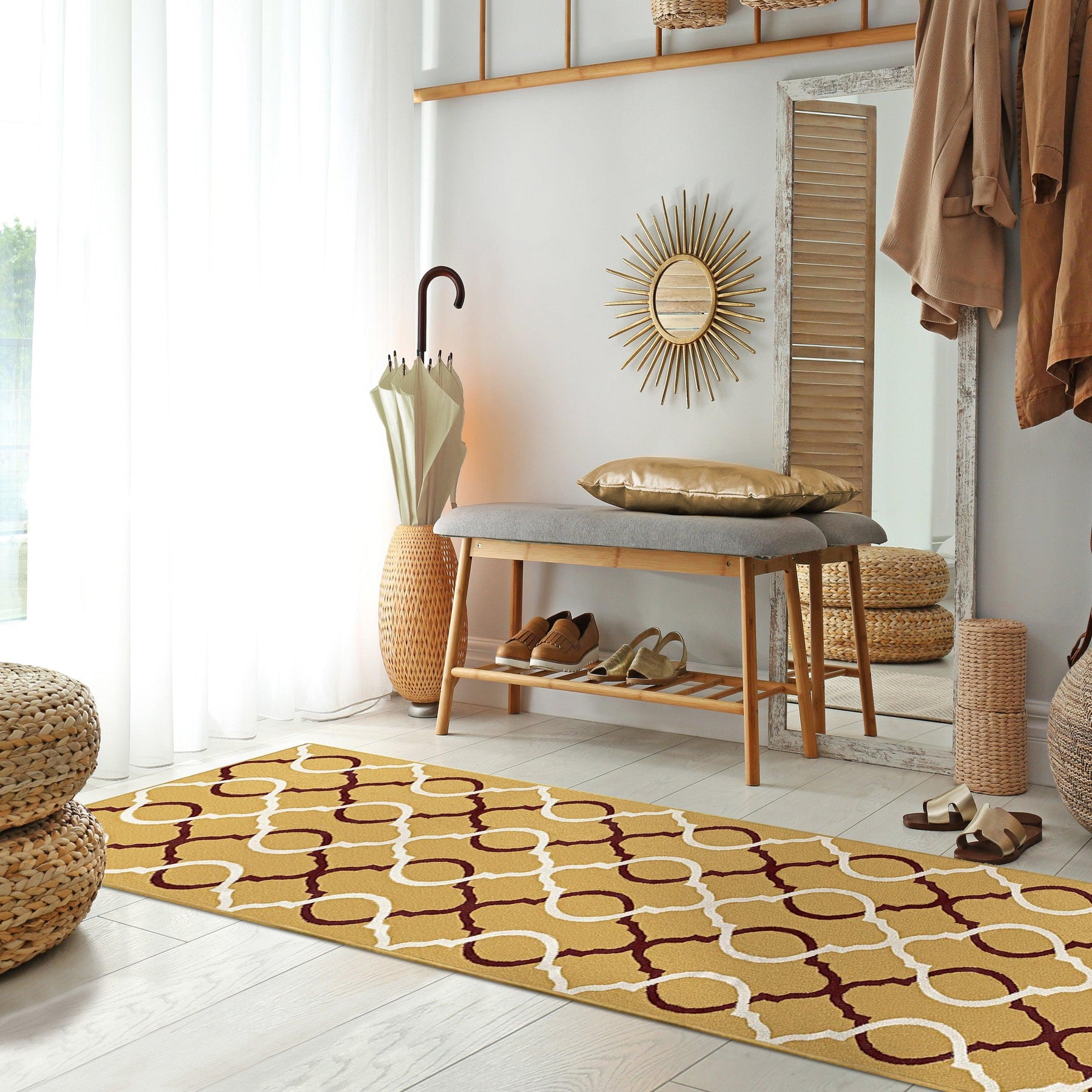 Cadena Moroccan Trellis Contemporary Area Rug