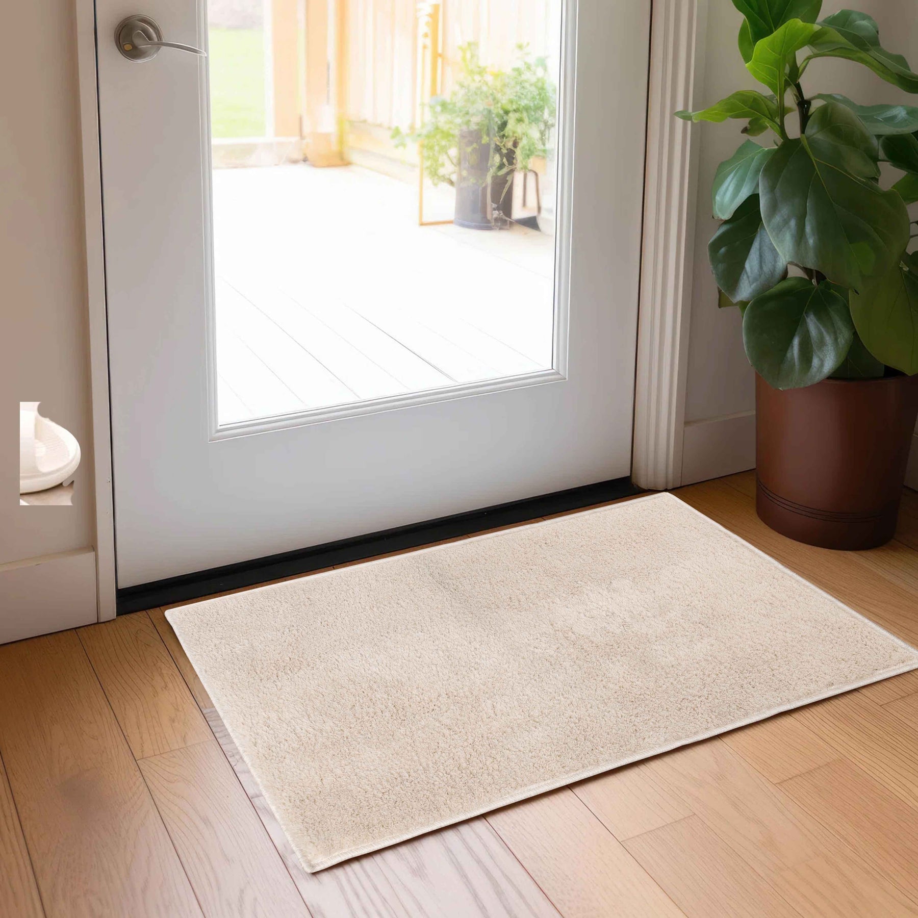 California Shag Solid Plush Fluffy Non-Slip Indoor Area Rug Or Runner