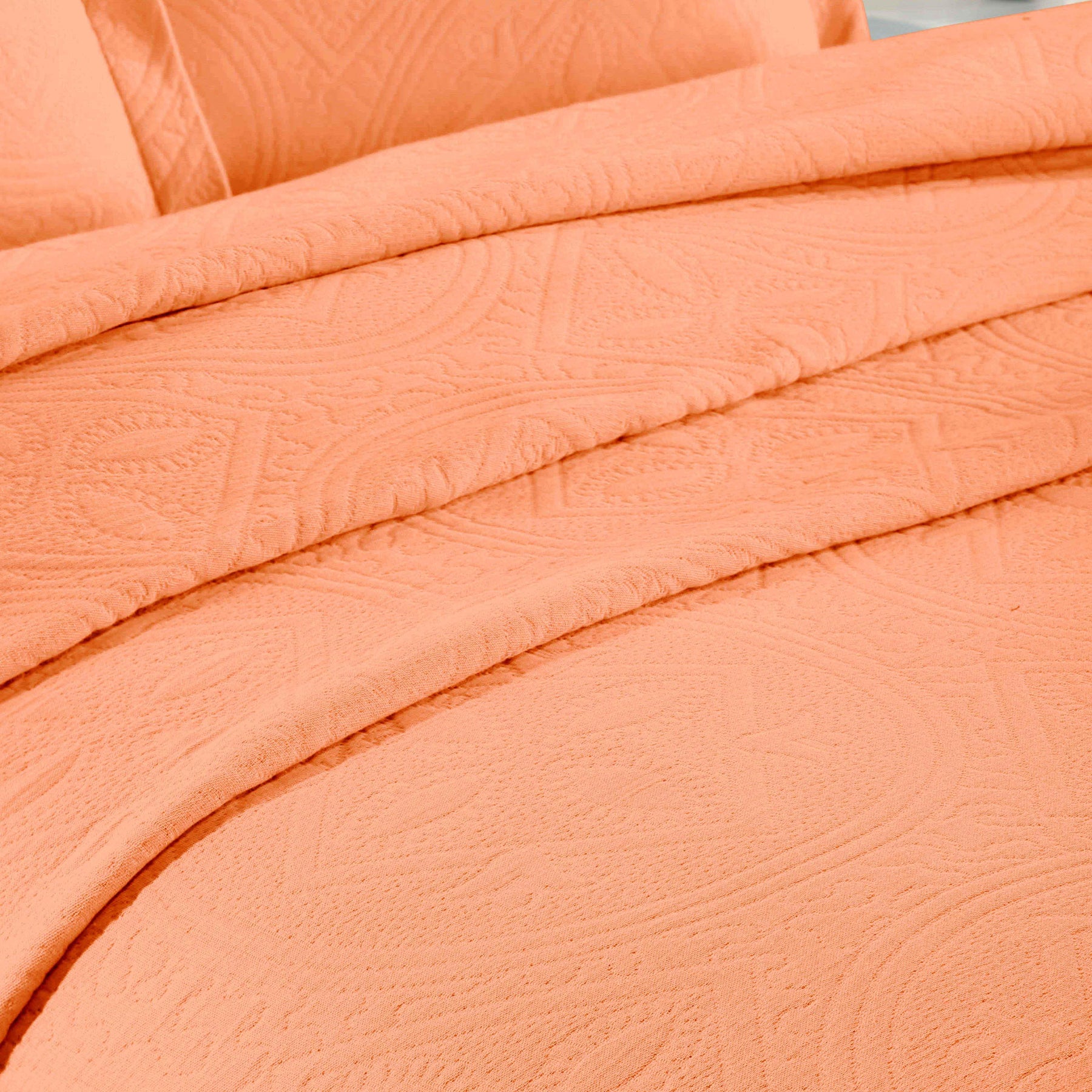 Celtic Circle Cotton Jacquard Matelasse Bedspread Set