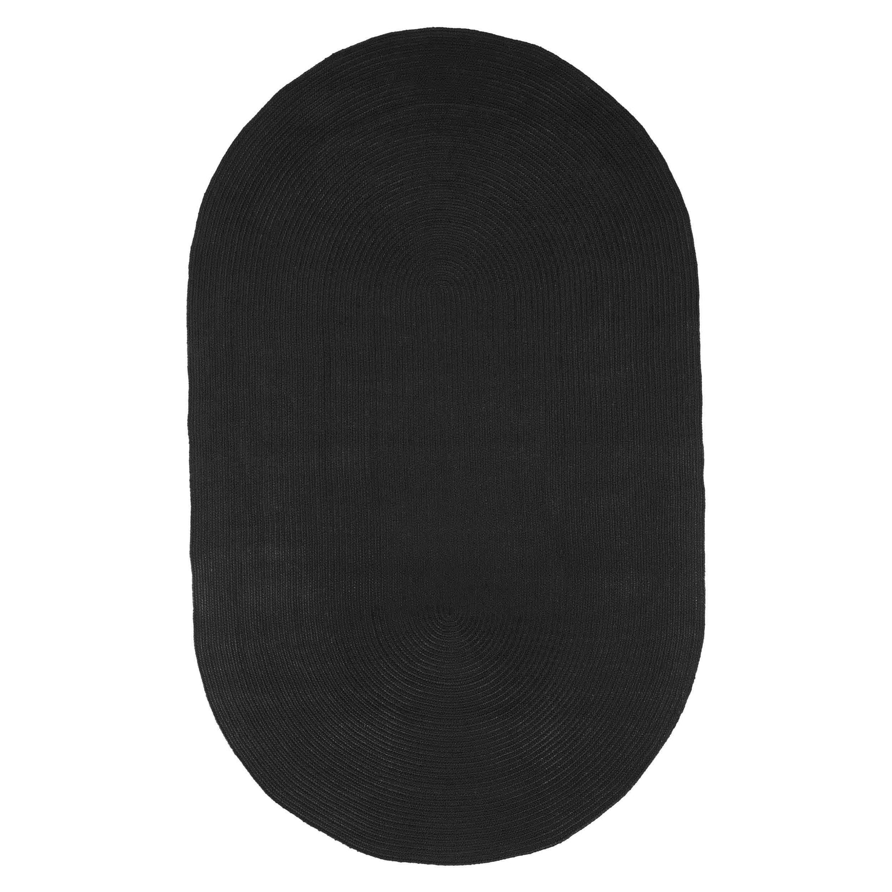 Classic Braided Weave Oval Area Rug Indoor Outdoor Rugs