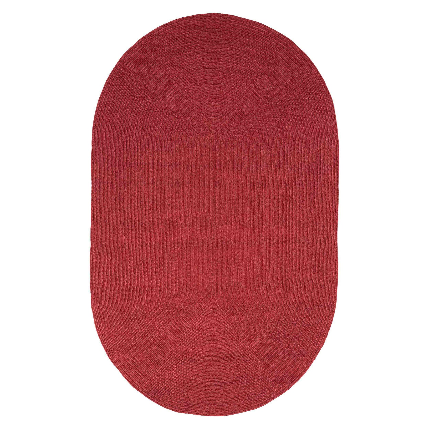 Classic Braided Weave Oval Area Rug Indoor Outdoor Rugs
