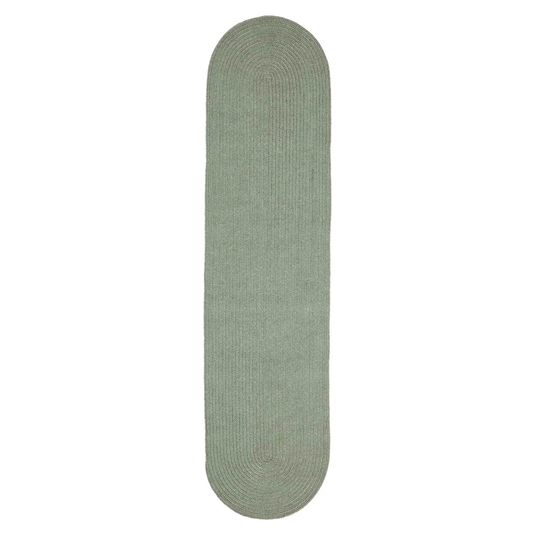 Classic Braided Weave Oval Area Rug Indoor Outdoor Rugs