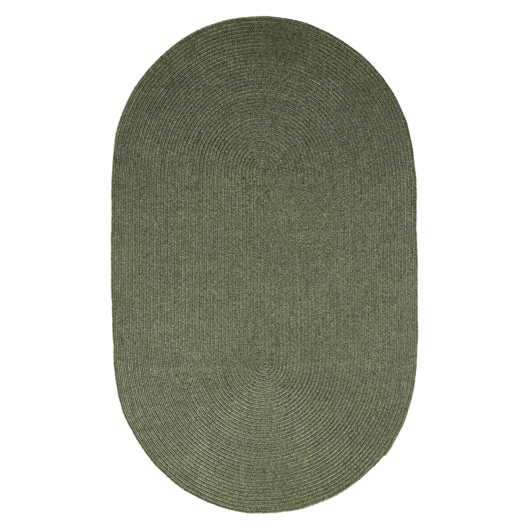 Classic Braided Weave Oval Area Rug Indoor Outdoor Rugs