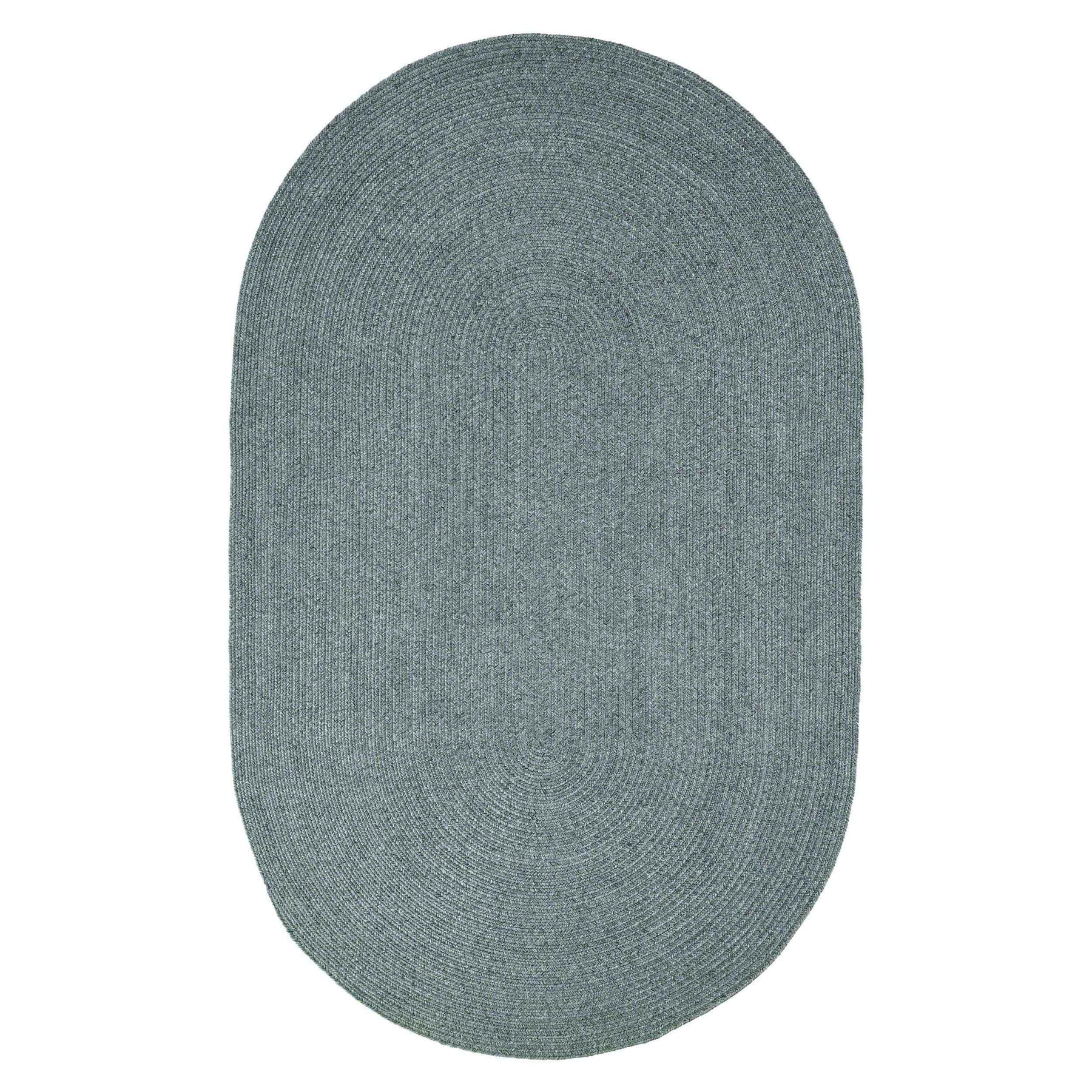 Classic Braided Weave Oval Area Rug Indoor Outdoor Rugs