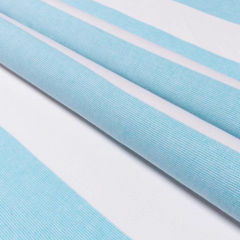 Coastal Resort Stripe Fouta 2 Piece Beach Towel with Tassels