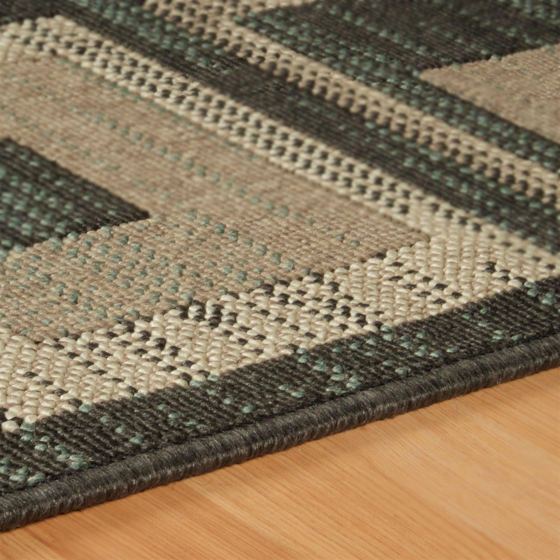 Colburn Geometric Indoor Outdoor Rugs Weather Resistant Area Rug