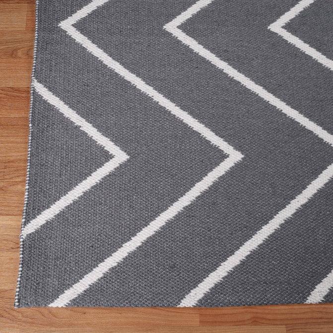 Contemporary Chevron Zig-Zag Indoor Outdoor Area Rug