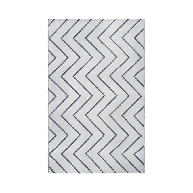 Contemporary Chevron Zig-Zag Indoor Outdoor Area Rug