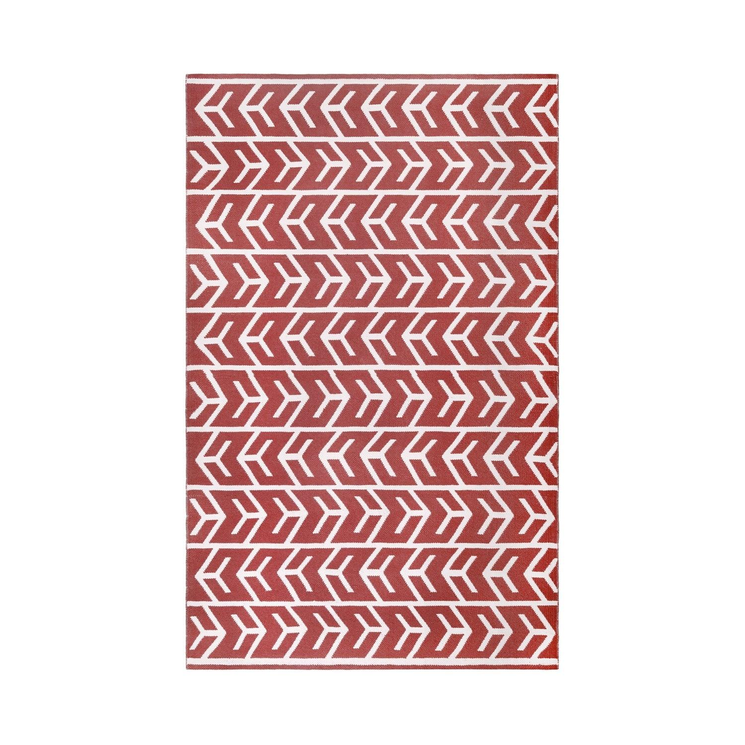 Contemporary Geometric Arrow Pattern Indoor/ Outdoor Area Rug
