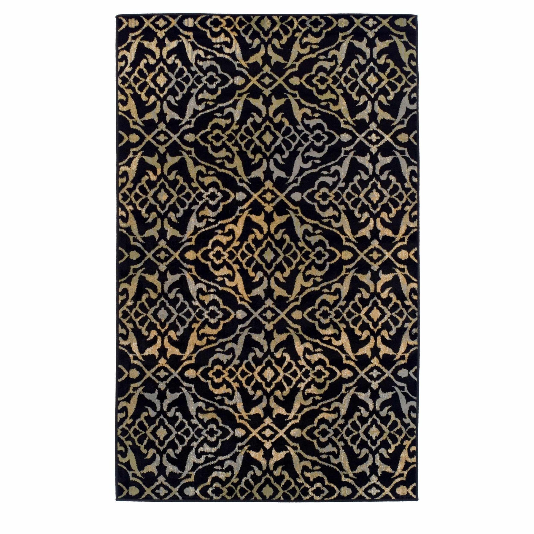 Corbin Damask Indoor Large Area Rugs Or Runner Rug