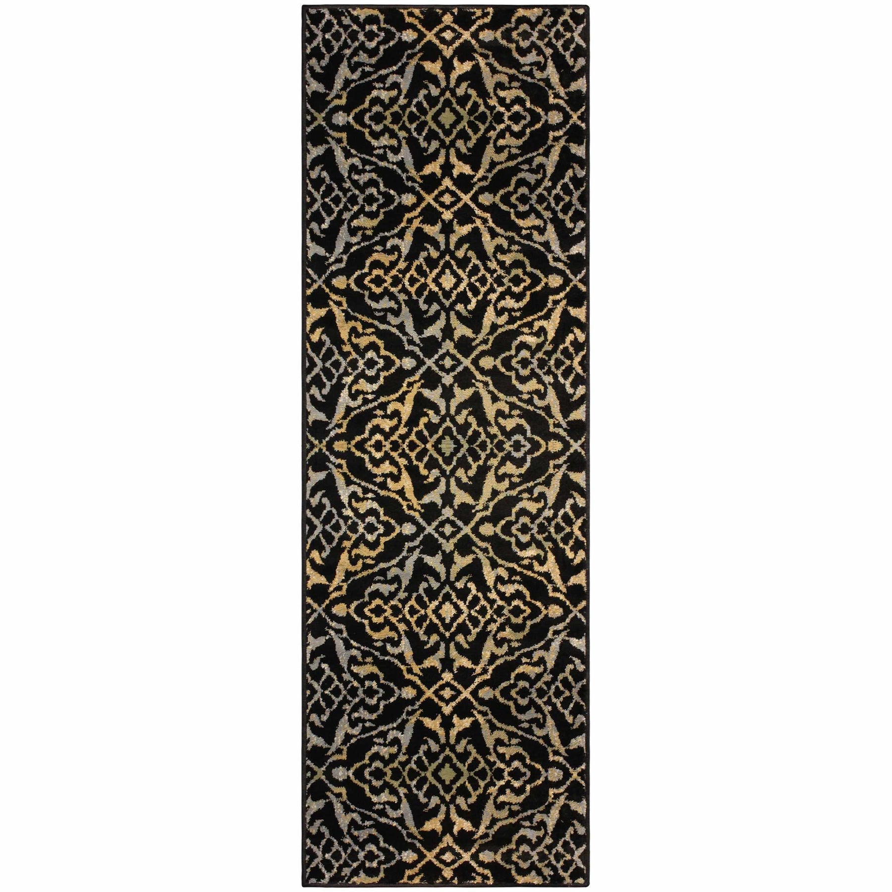 Corbin Damask Indoor Large Area Rugs Or Runner Rug