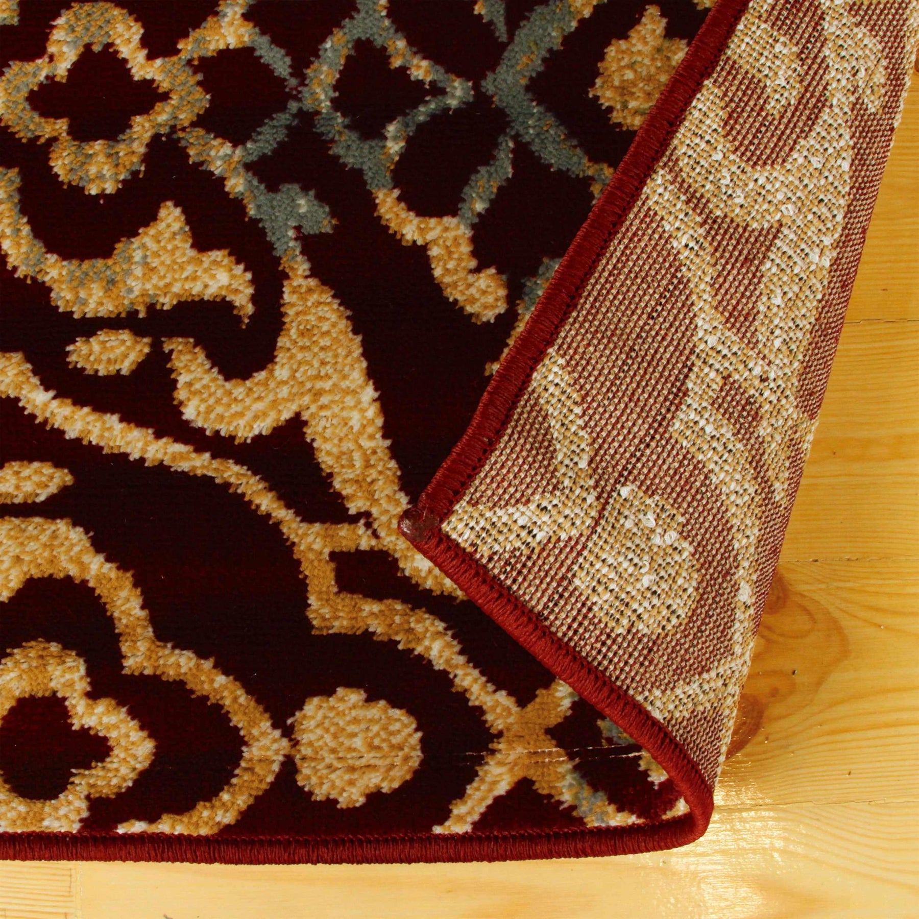 Corbin Damask Indoor Large Area Rugs Or Runner Rug