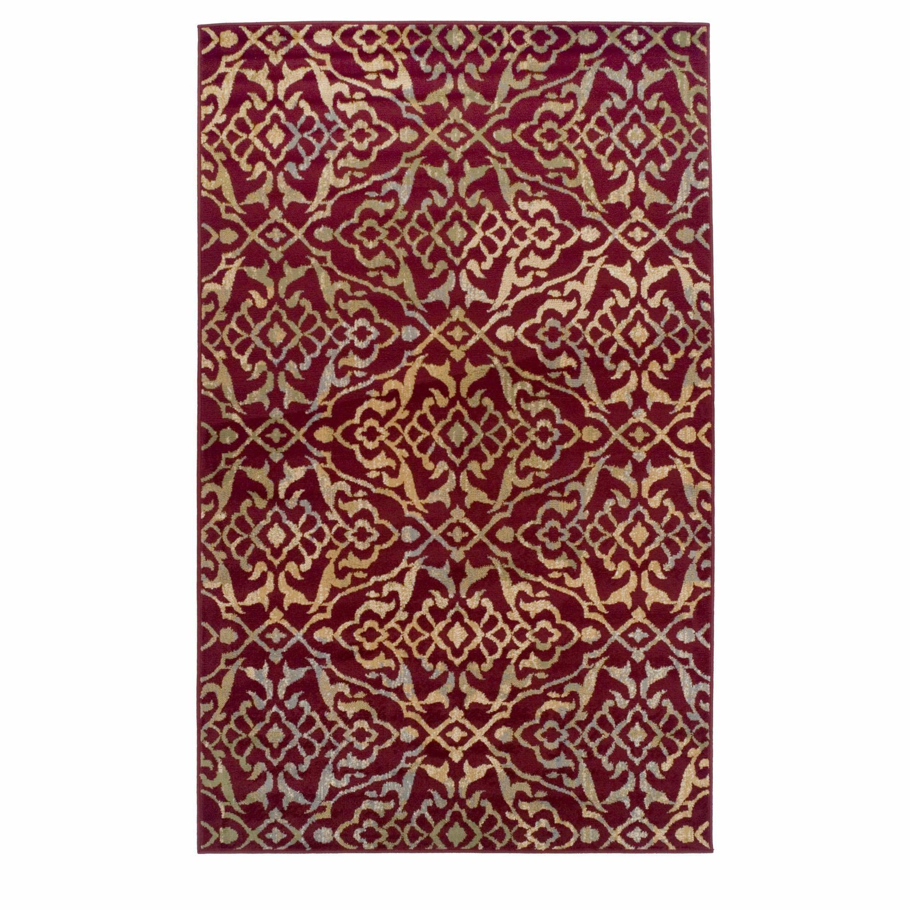 Corbin Damask Indoor Large Area Rugs Or Runner Rug