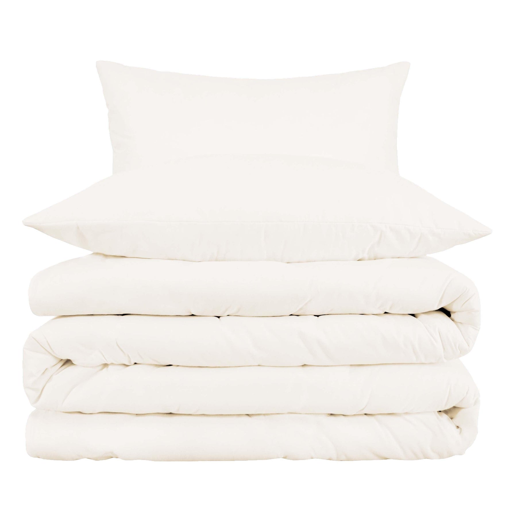 Cotton Blend 800 Thread Count Solid Duvet Cover Set