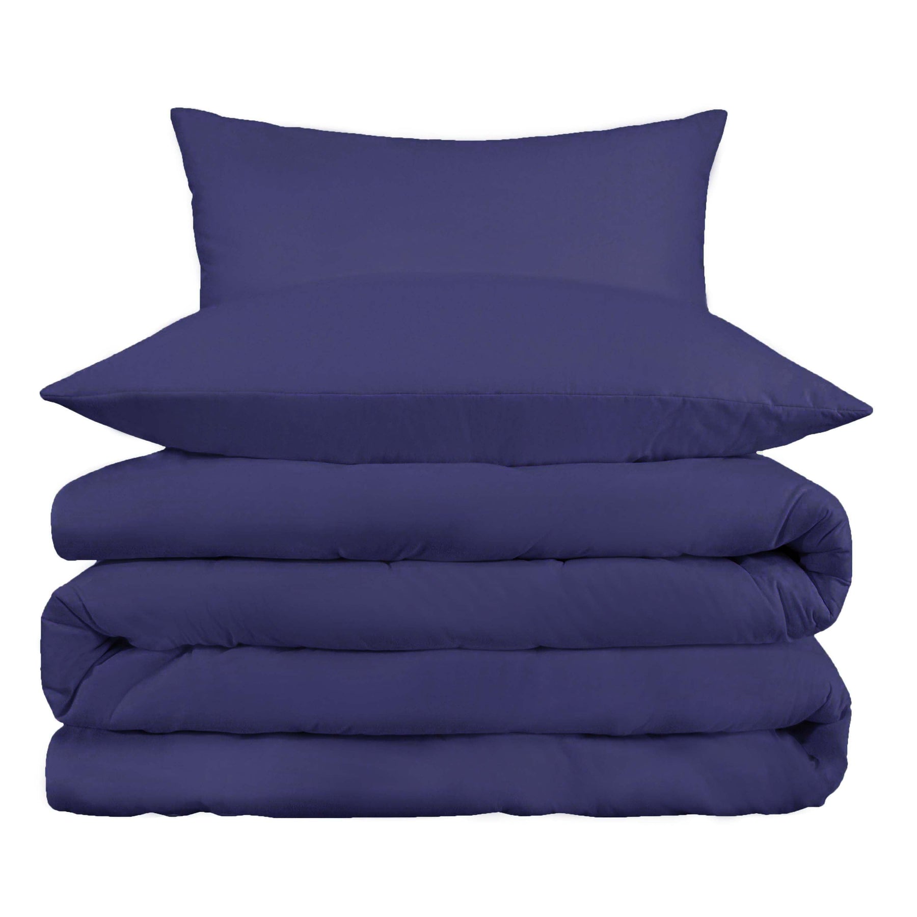 Cotton Blend 800 Thread Count Solid Duvet Cover Set