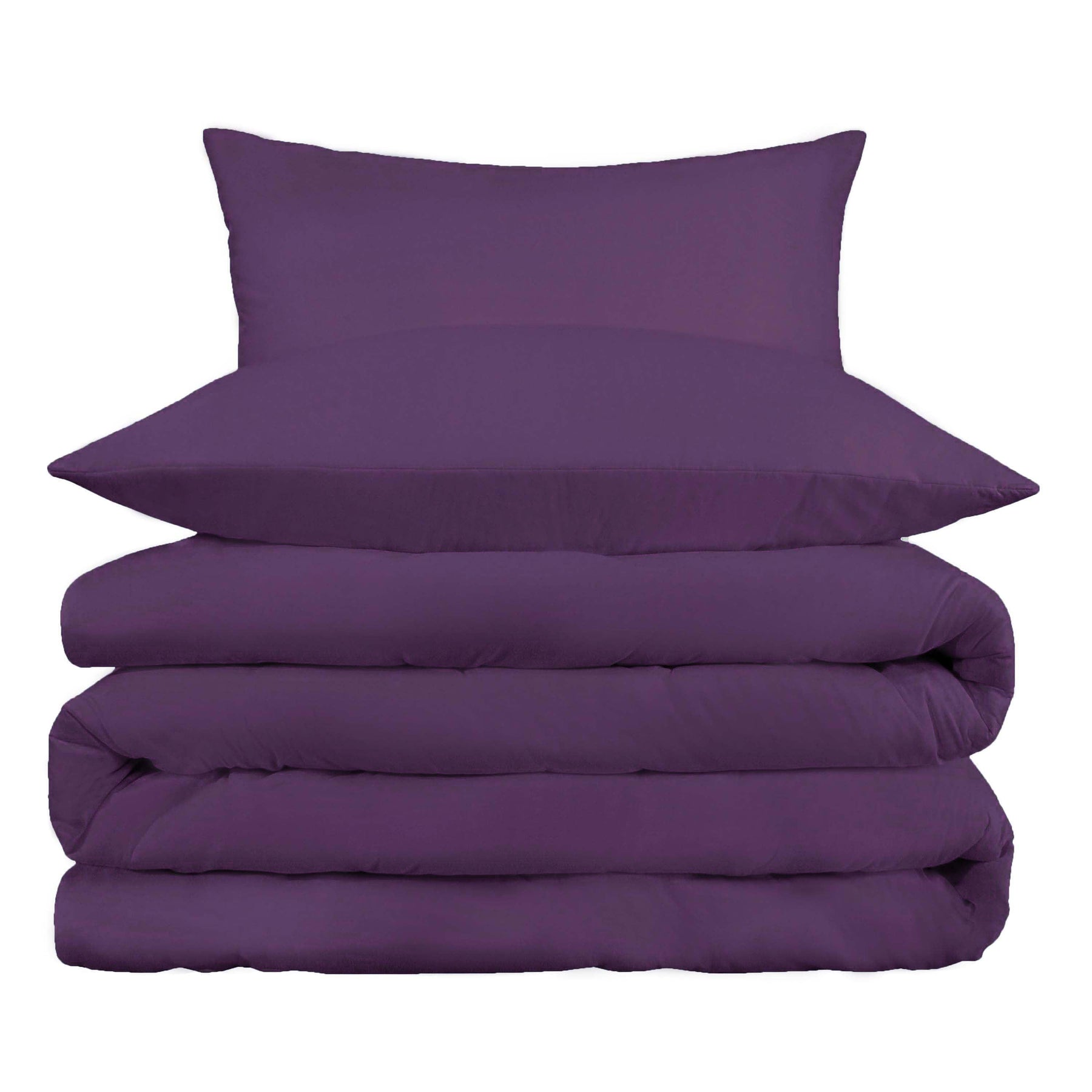 Cotton Blend 800 Thread Count Solid Duvet Cover Set