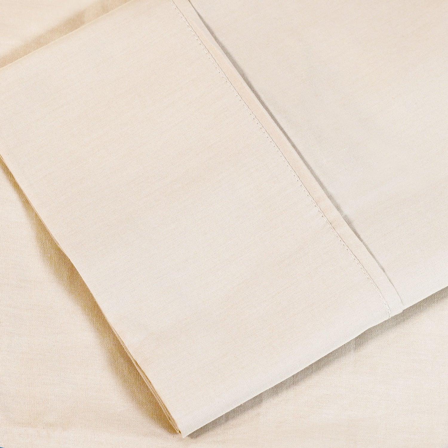 Cotton Percale 300 Thread Count Solid 2 Piece Pillowcase Set