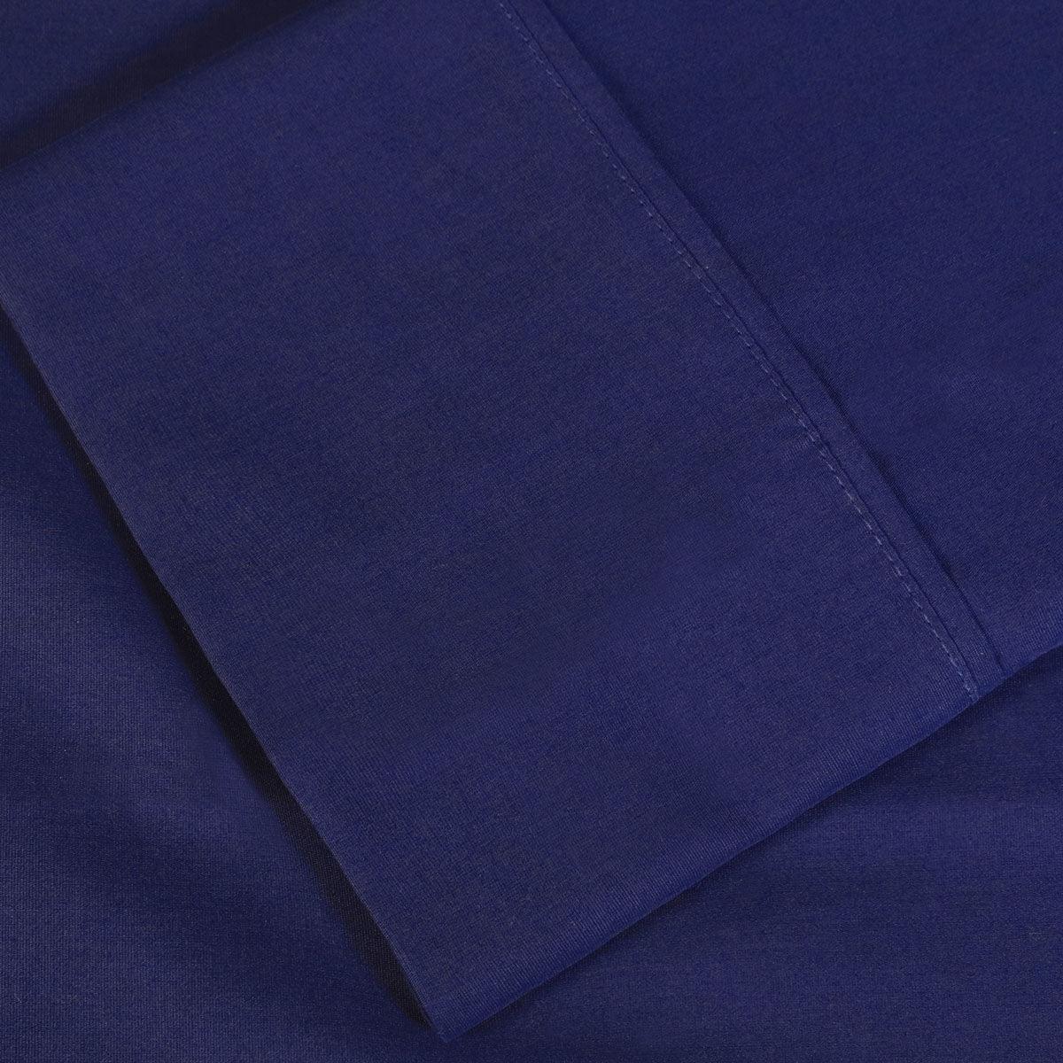 Cotton Percale 300 Thread Count Solid 2 Piece Pillowcase Set