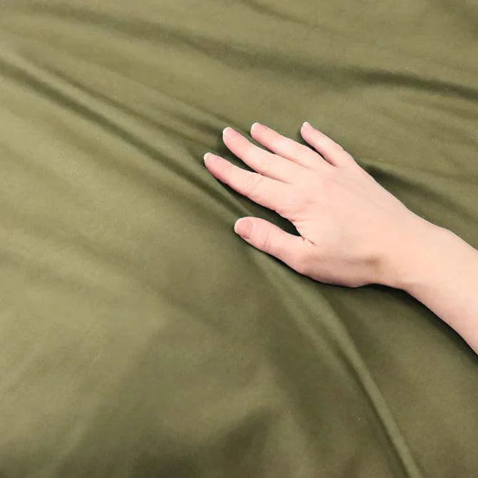 Cotton Percale Modern Traditional Duvet Cover Set