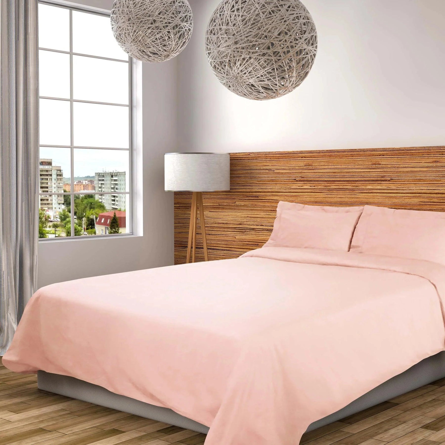 Cotton Percale Modern Traditional Duvet Cover Set