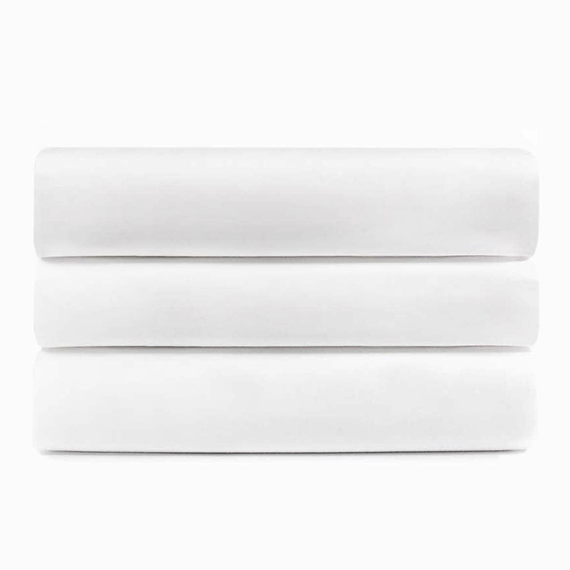 Cotton Rich Percale Hotel Quality Fitted Bed Sheets, Set of 3, 6, 12