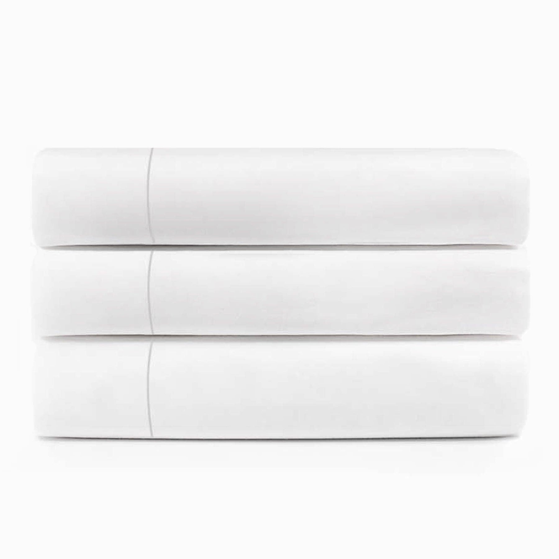 Cotton Rich Percale Hotel Quality Flat Bed Sheets Set Of 3, 6, 12