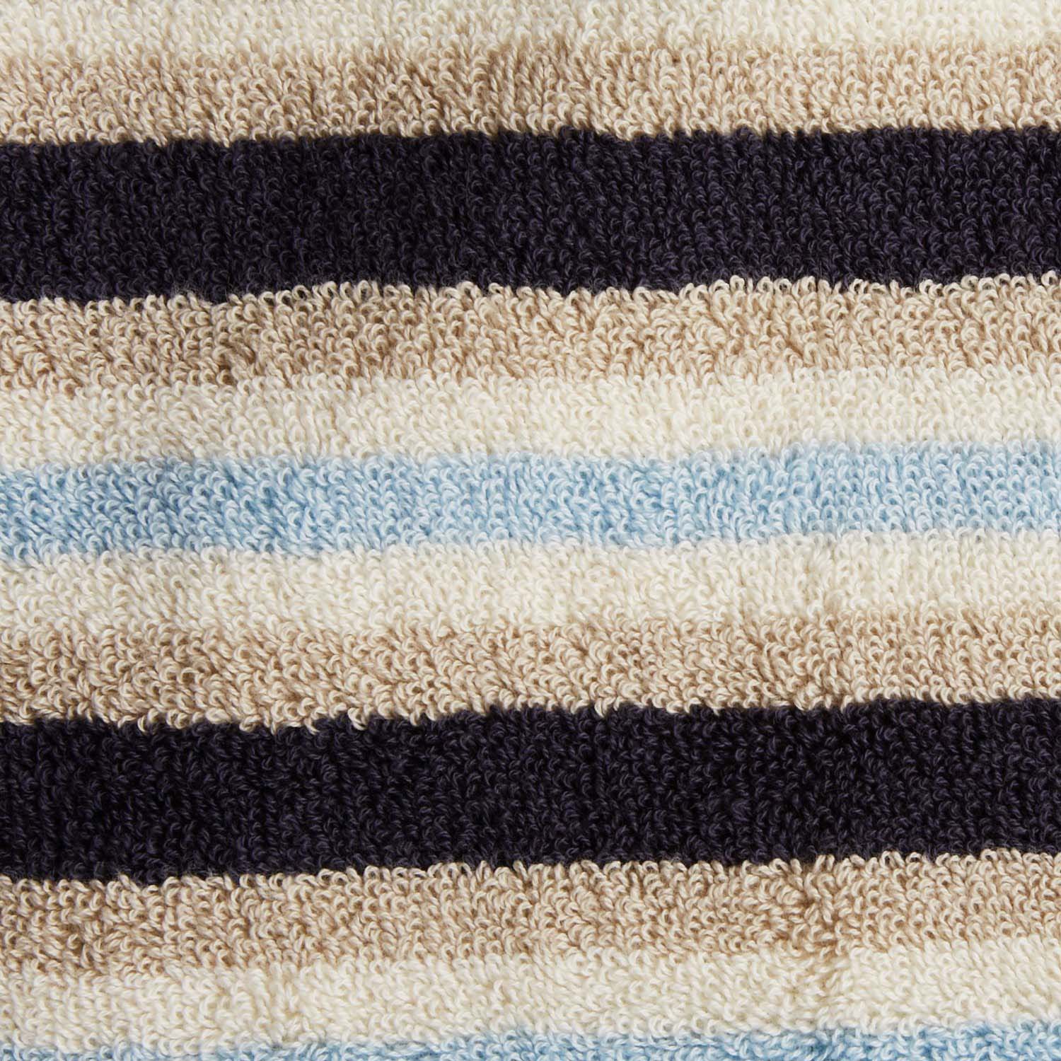 Cotton Striped 2 Piece Bath Sheet Set