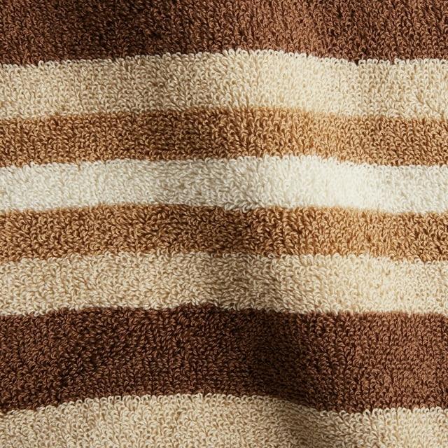 Cotton Striped Medium Weight 2 Piece Bath Sheet Set