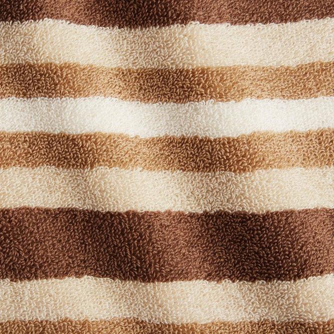 Cotton Striped Medium Weight 2 Piece Bath Towel Set