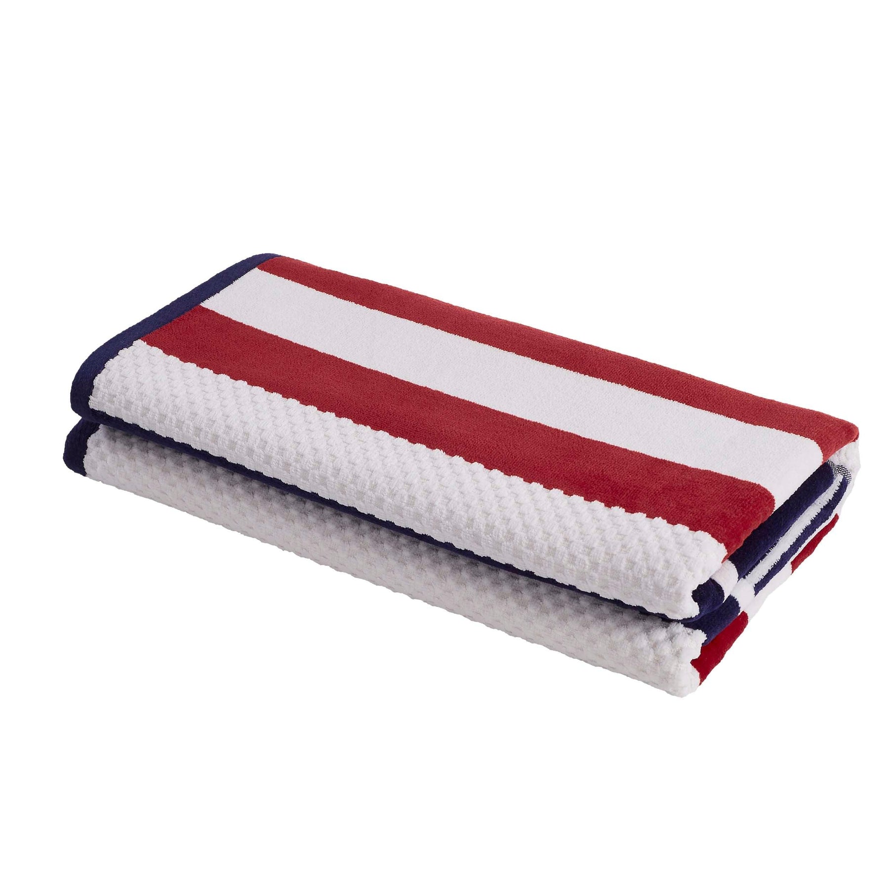 Cotton Striped Oversized 4 Piece Beach Towel Set