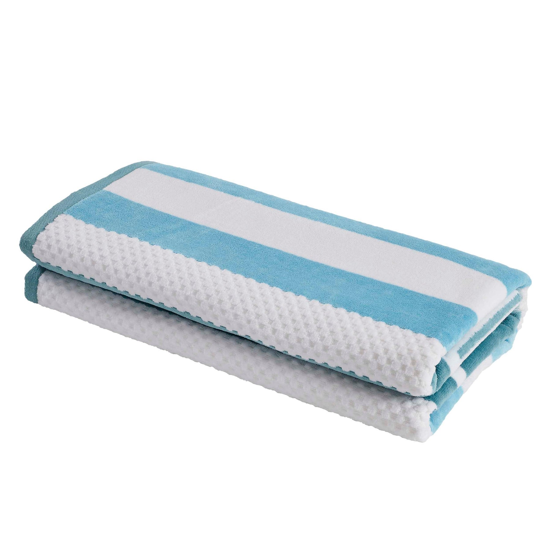 Cotton Striped Oversized 4 Piece Beach Towel Set