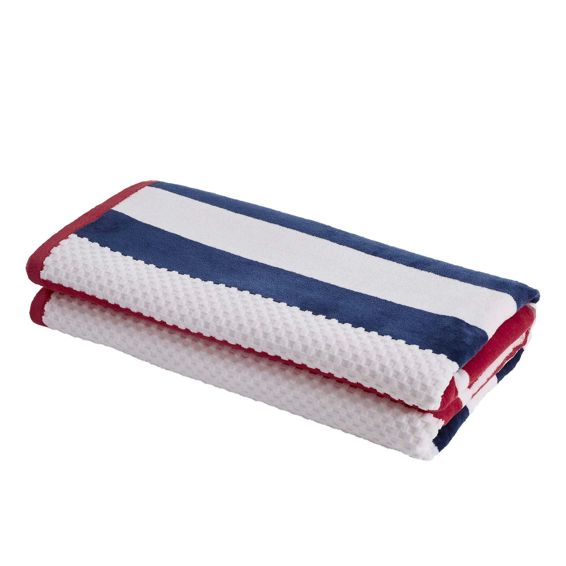 Cotton Striped Oversized 4 Piece Beach Towel Set