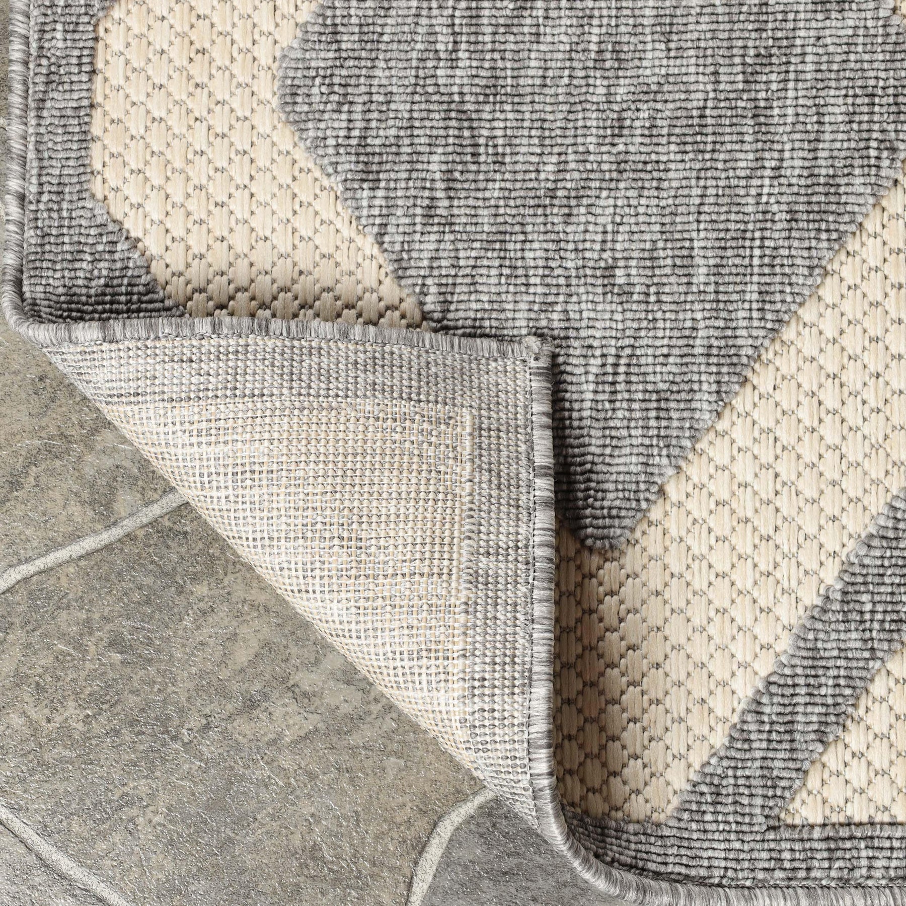 Daelyn Diamond Lattice Area Rug Modern Indoor Outdoor Rugs