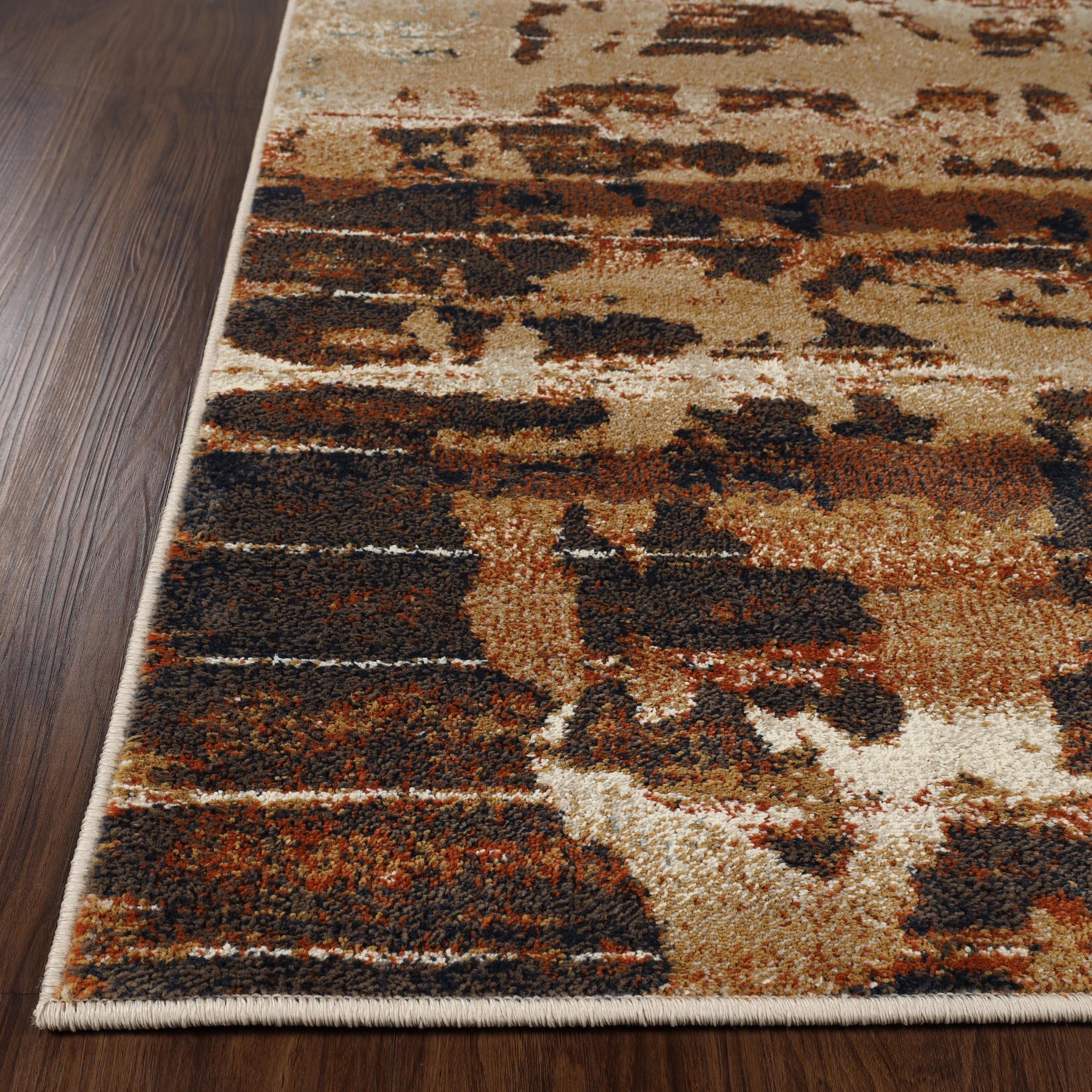Damara Modern Splatter Abstract Indoor Area Rugs or Runner Rug