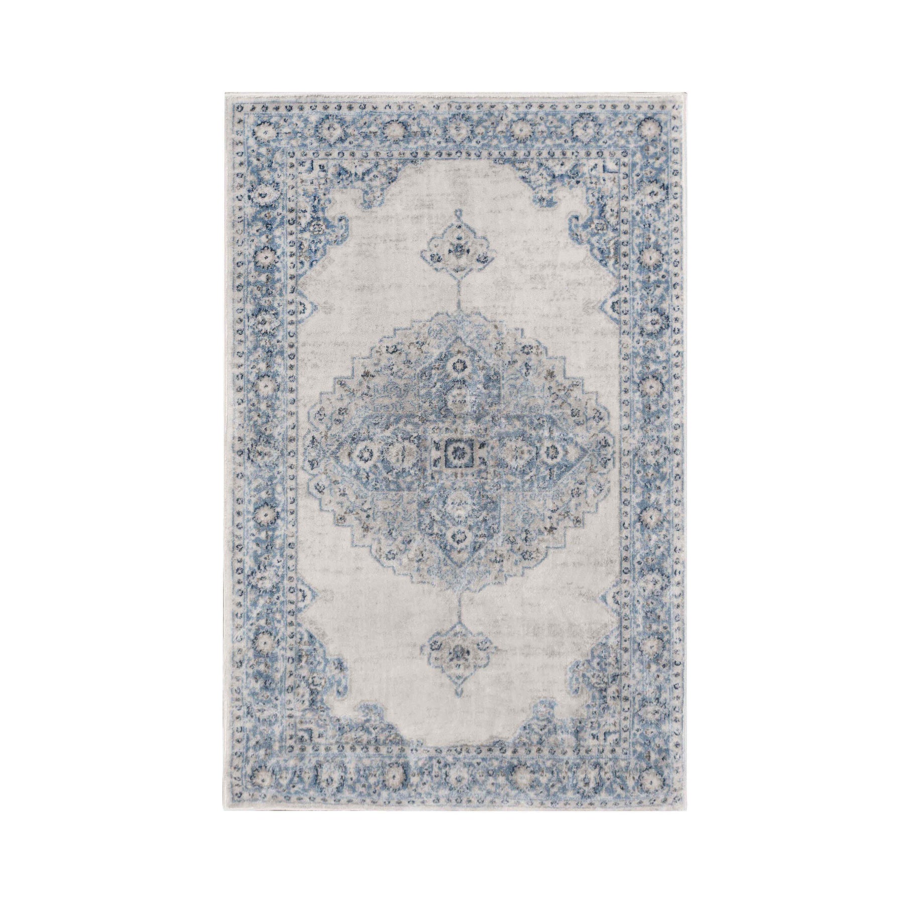 Demelza Vintage Traditional Oriental Medallion Indoor Area Rug or Runner