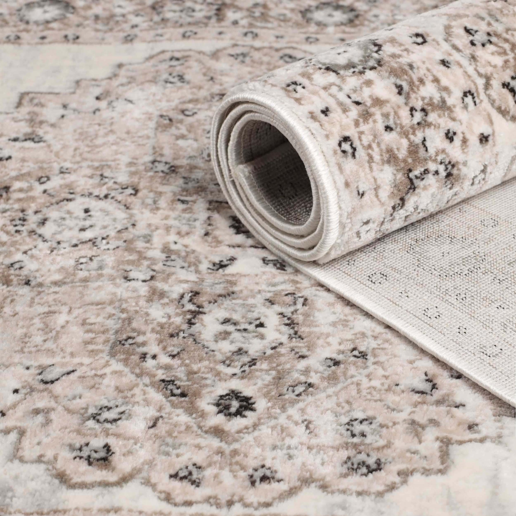 Demelza Vintage Traditional Oriental Medallion Indoor Area Rug or Runner