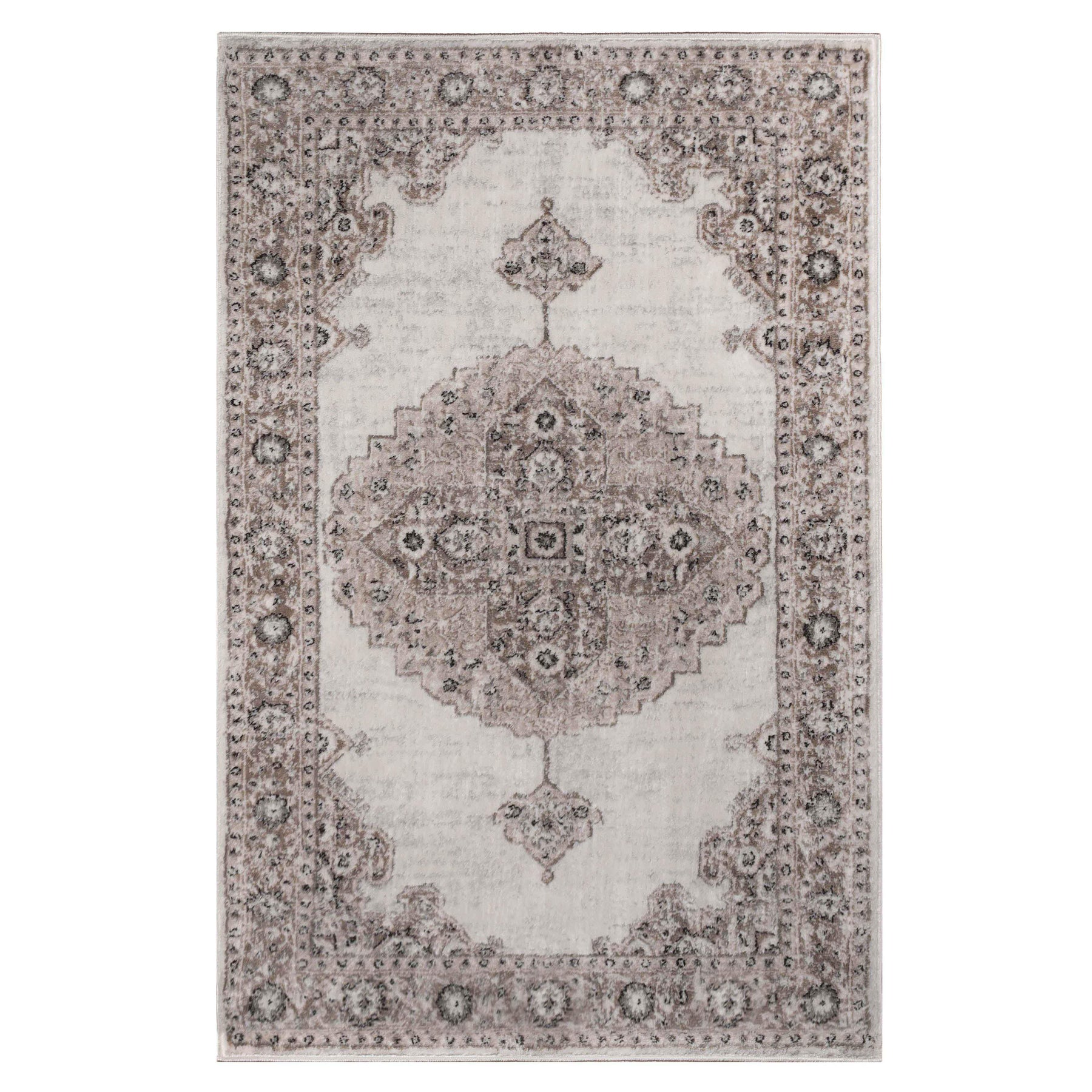 Demelza Vintage Traditional Oriental Medallion Indoor Area Rug or Runner