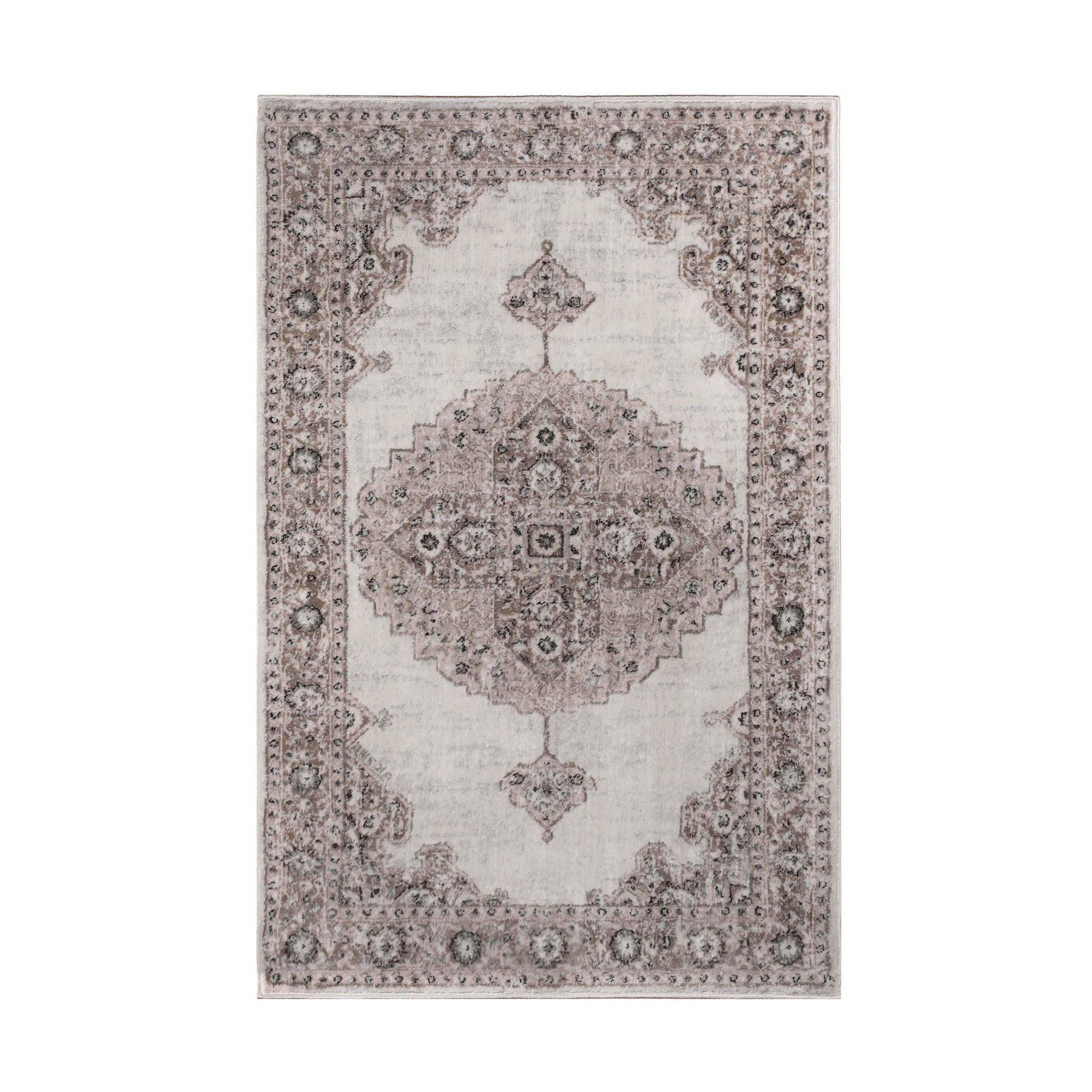 Demelza Vintage Traditional Oriental Medallion Indoor Area Rug or Runner