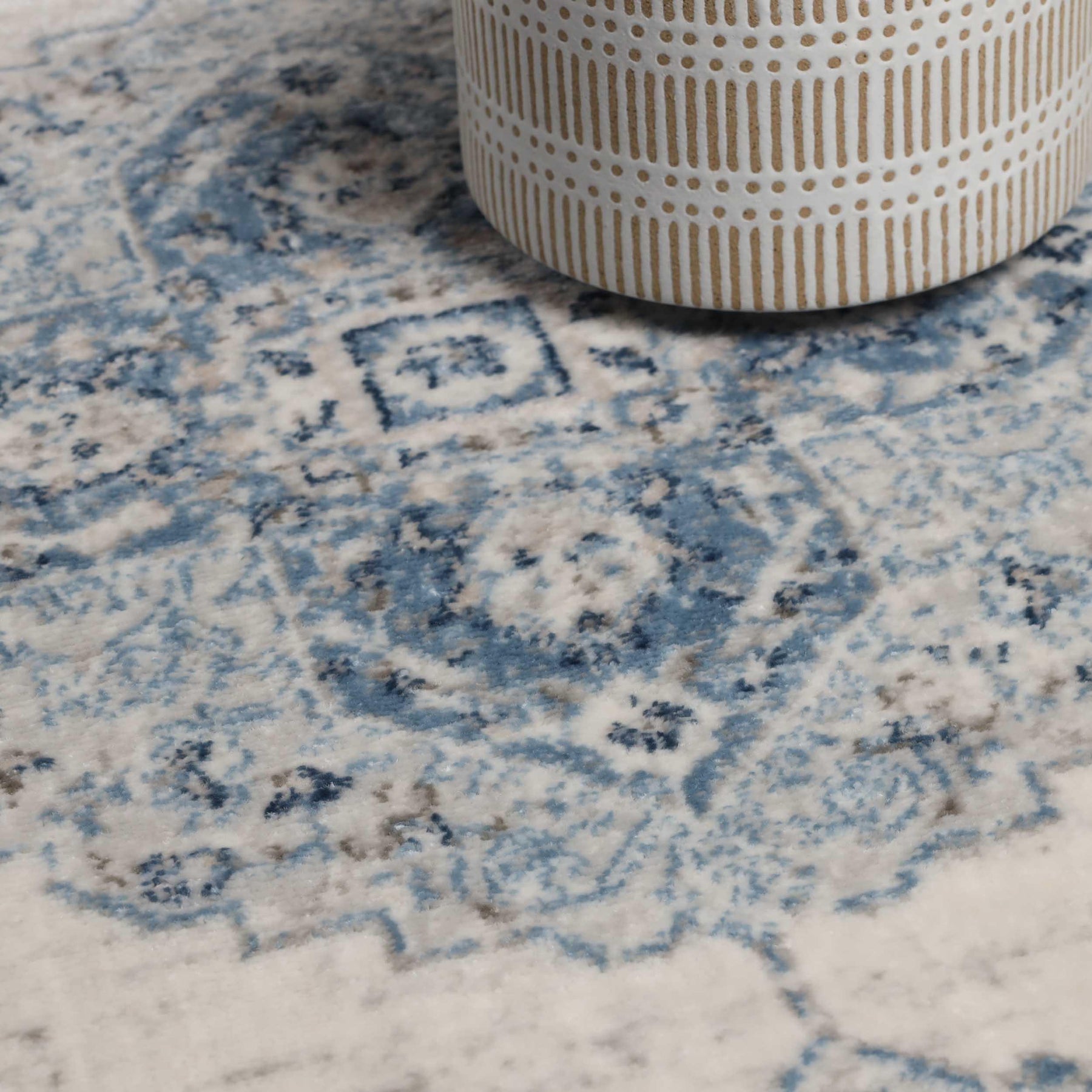 Demelza Vintage Traditional Oriental Medallion Indoor Area Rug or Runner