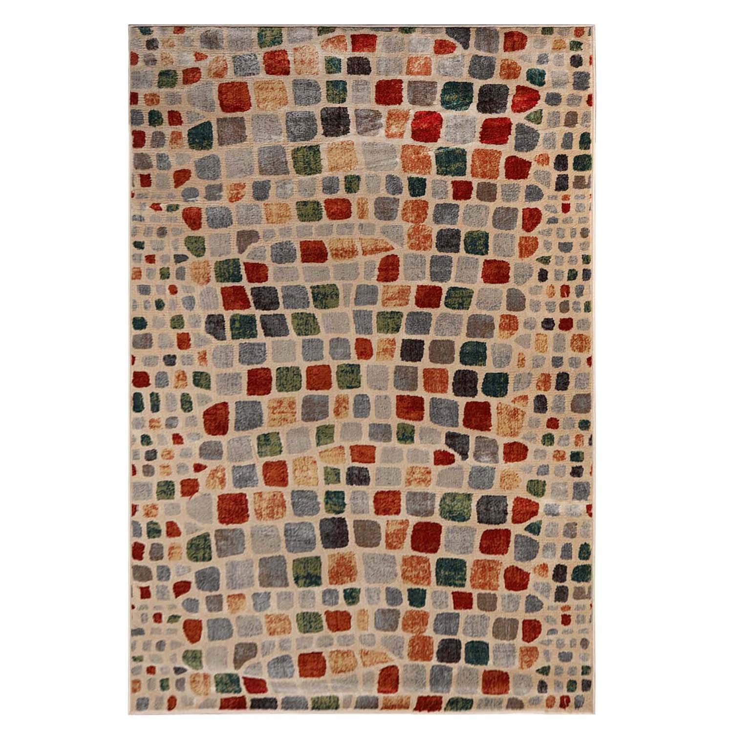 Dexter Abstract Cobblestone Indoor Area Rug 8x10