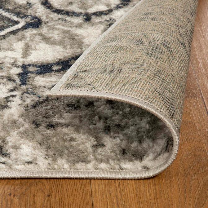 Distressed Floral Medallion Indoor Area Rugs or Runner Rug