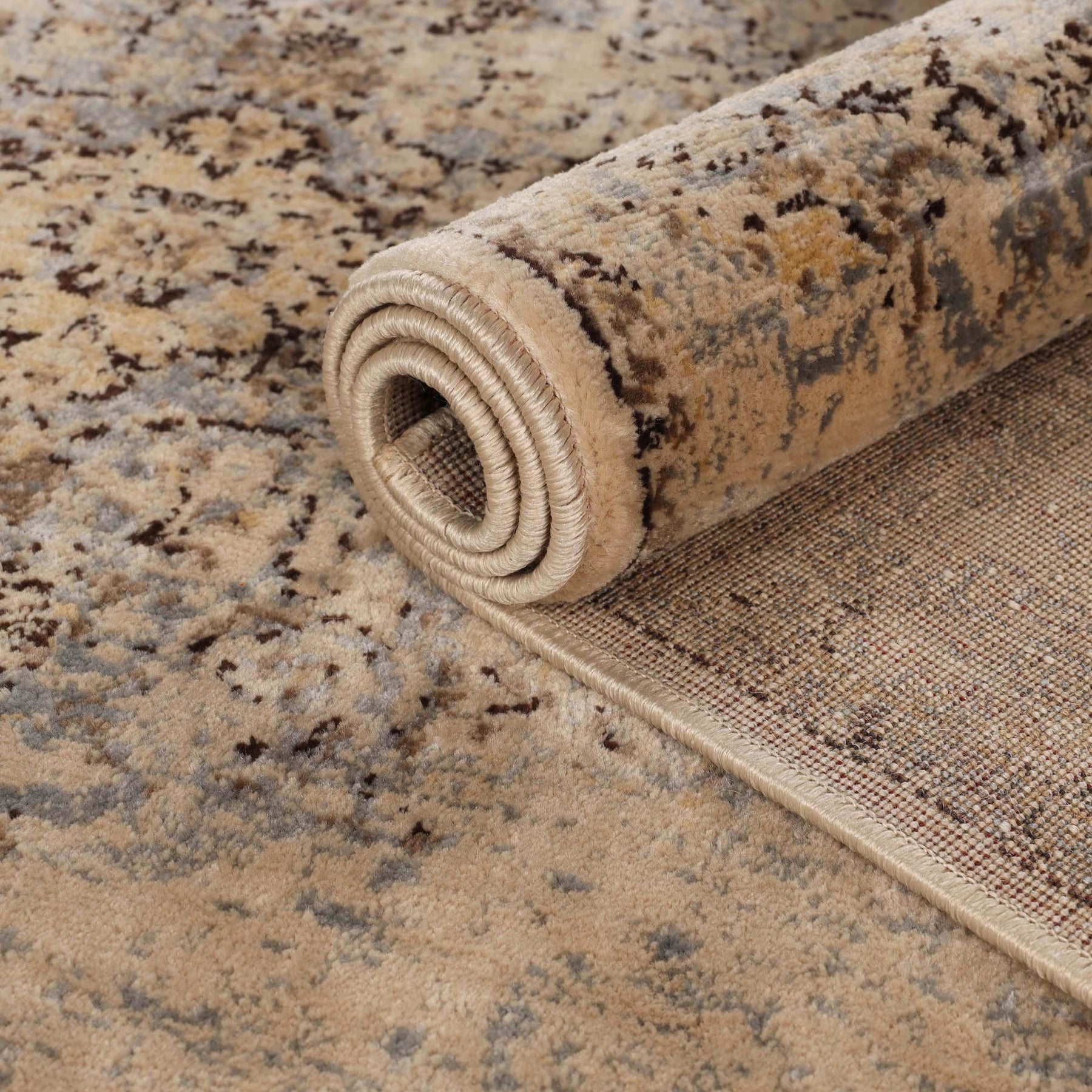 Distressed Traditional Medallion Damask Area Rugs Or Runner Rug