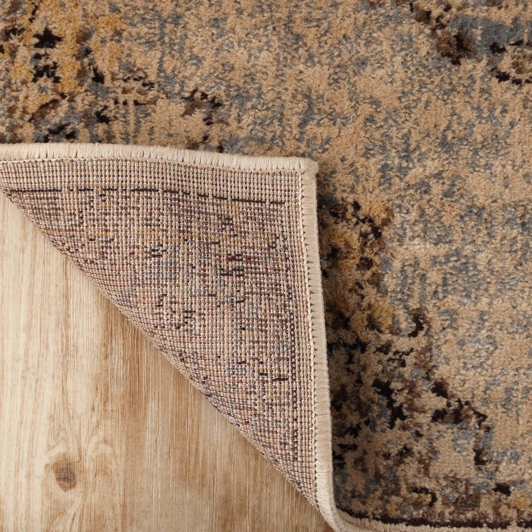 Distressed Traditional Medallion Damask Area Rugs Or Runner Rug