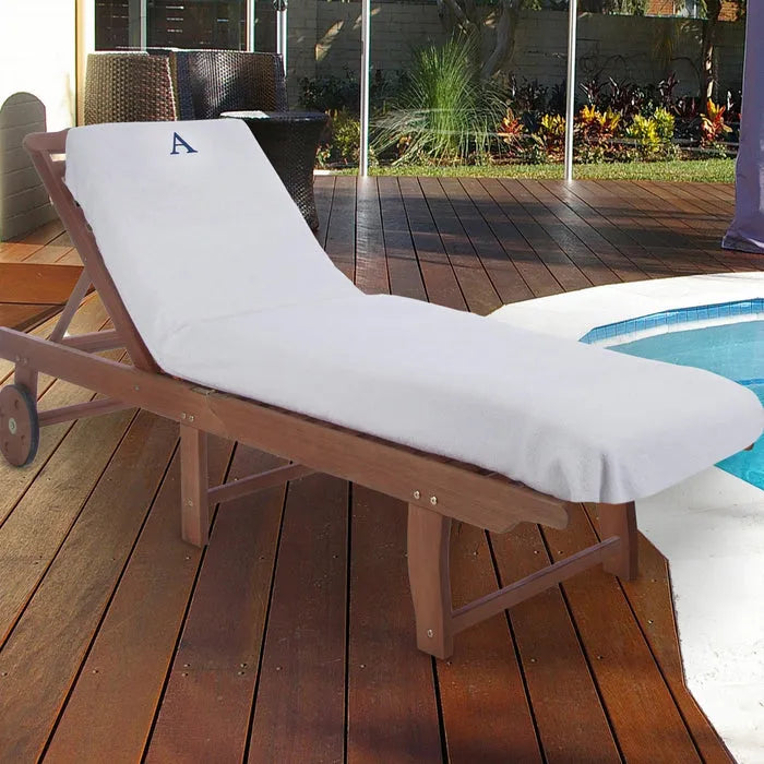 Monogrammed lounge chair cover online