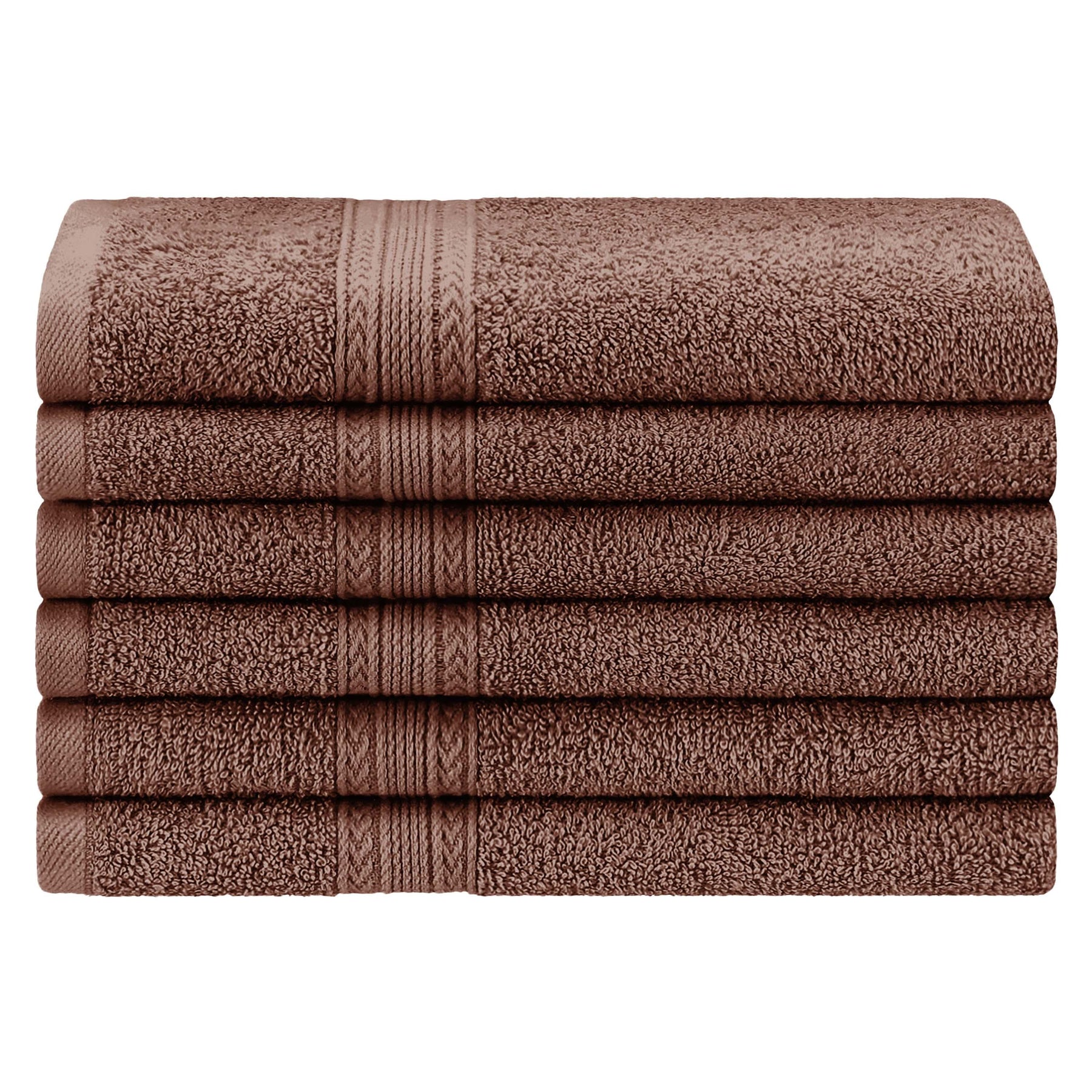 Eco-Friendly Ring Spun Cotton 6 Piece Hand Towel Set