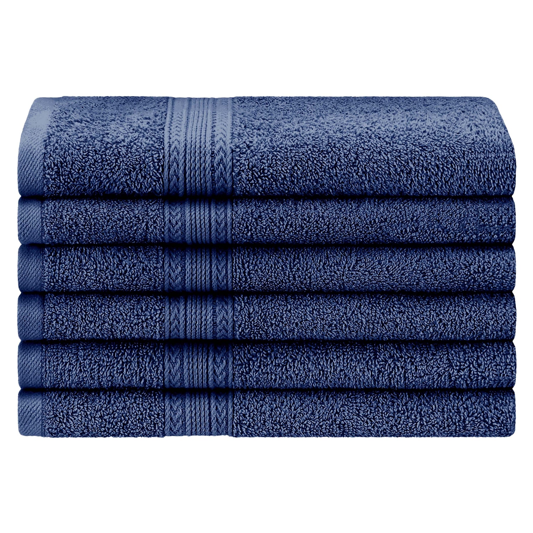 Eco-Friendly Ring Spun Cotton 6 Piece Hand Towel Set