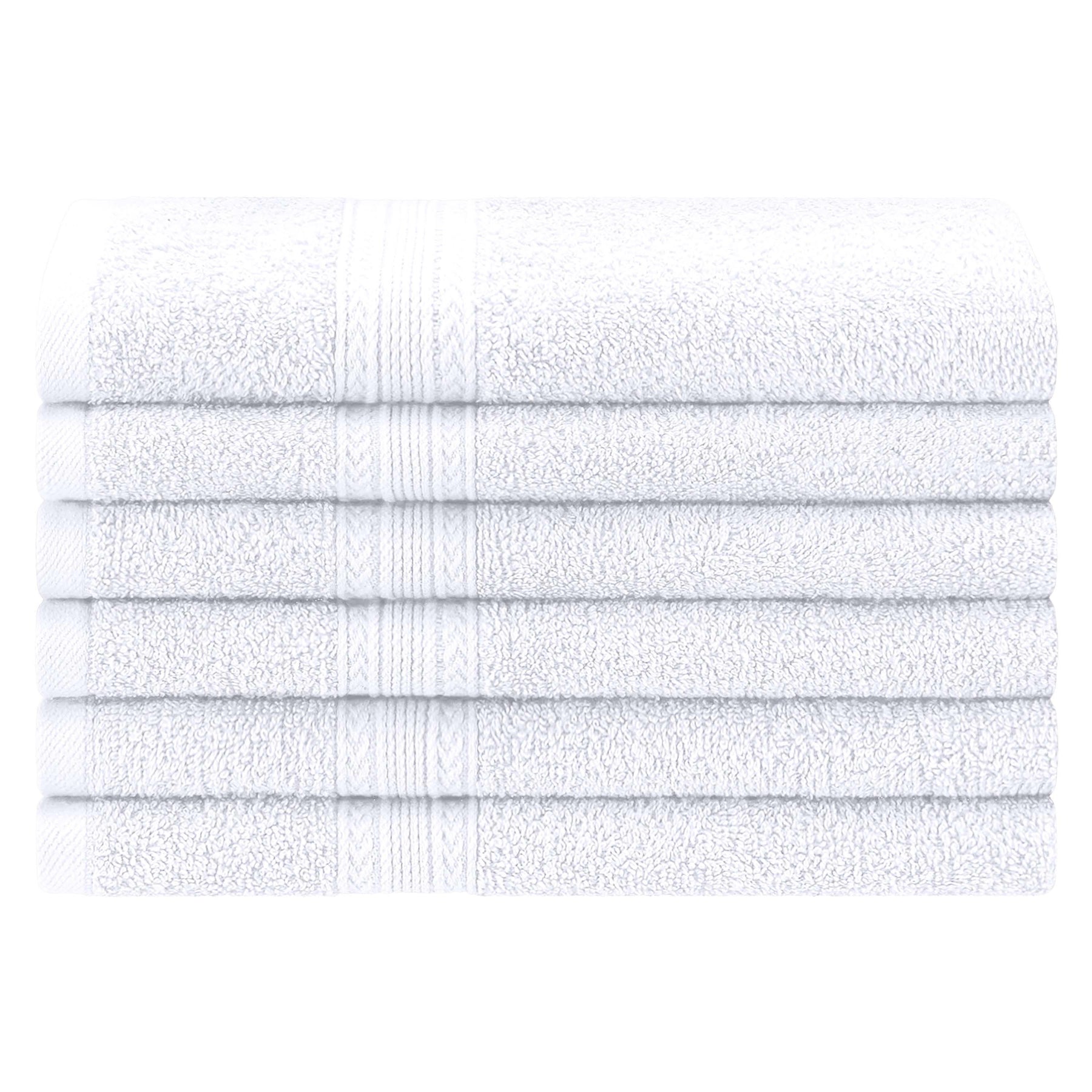 Eco-Friendly Ring Spun Cotton 6 Piece Hand Towel Set