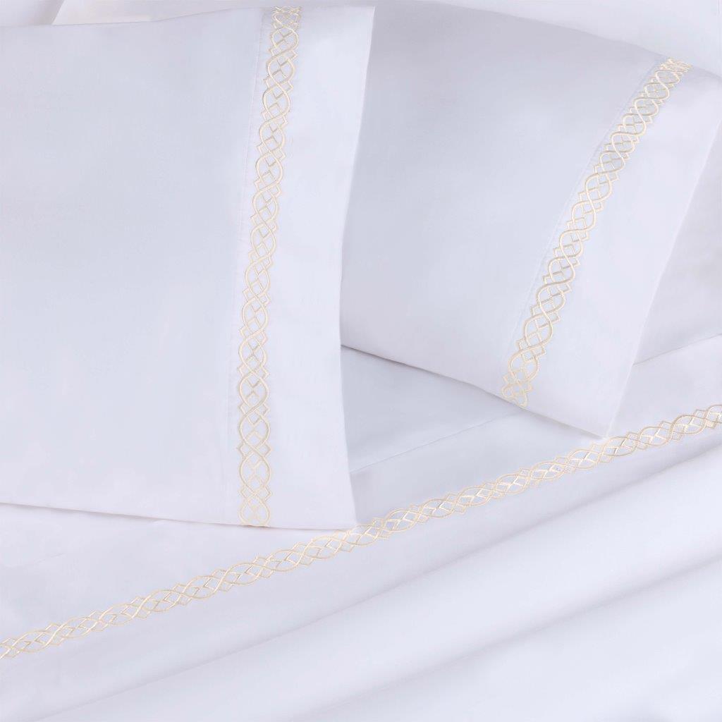 Egyptian Cotton 1000 Thread Count Solid Pillowcase Set